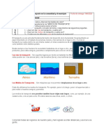 Tema Vias y Medios de Trnsporte