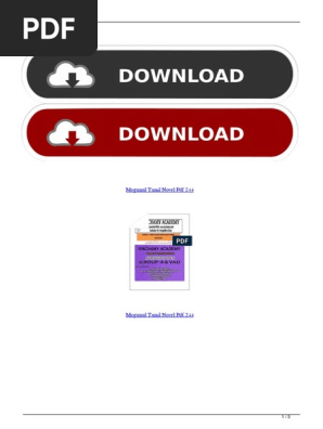 Mogamul Novel Pdf