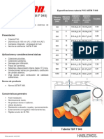 Tubería PVC ASTM F 949 especificaciones