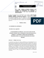 Frepap Presenta Proyecto Bajar La Pensión de Expresidentes A Un Sueldo Mínimo