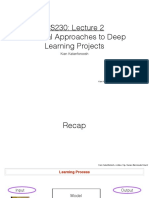 CS230: Lecture 2 Practical Approaches To Deep Learning Projects