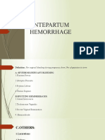 ANTEPARTUM HEMORRHAGE - Afina Razib