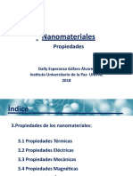 Propiedades de Los Nanomateriales