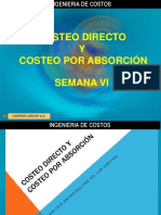 SEMANA VI COSTEO DIRECTO Y POR ABSORCION