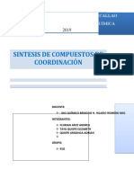 Sintesis de Compuestos de Coordinacion..