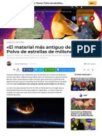 _el material más antiguo de la tierra__ polvo de estrellas de millones de años