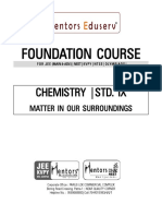 Foundation Course: Chemistry - Std. Ix