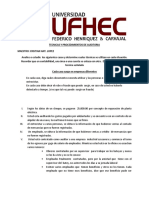 Ejercicios de Tecnicas de Auditoria Cristian Lopez PDF