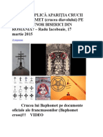 Crucea Lui Baphomet Pe Turlele Unor Biserici Din Romania
