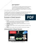 EXPERT SYSTEM Is An Interactive and Reliable Computer-Based Decision