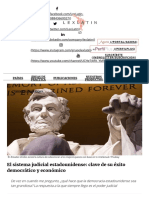 El Sistema Judicial Estadounidense - Clave de Su Éxito Democrático y Económico - LexLatin PDF