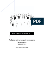 Administración de recursos humanos