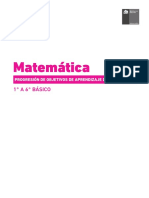 Progresion Objetivos Matematicos PDF