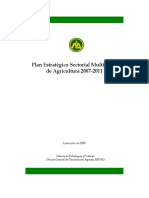 Plan Estratégico Sectorial Multianual de Agricultura 2007 - 2011 PDF