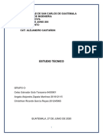 Avances Estudio Tecnico Grupo o PDF