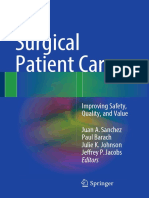 Surgical Patient Care - Improving Safety, Quality and Value
