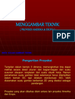 Bahan Ajar Gambar Teknik (Proyeksi Amerika & Eropa)