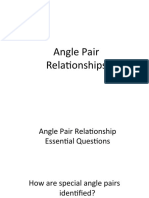 Angles and Angle Pair