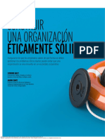 Construir Una Organización Éticamente Sólida PDF