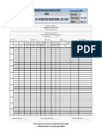 Pdf03-Generator Set Operation Monitoring Log Sheet