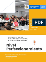 Manual Único de Rendición de Cuentas - Versión 2. Nivel Perfeccionamiento - Febrero de 2019