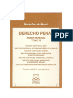 Derecho Penal 4a Ed Parte Especial 2010 Tomo III Mario Garrido Montt  