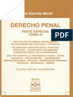 Derecho Penal 4a Parte Especial 2008 Tomo IV Mario Garrido Montt 