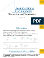 Haloalkanes & Haloarenes: Elimination and Substitution