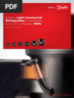 Danfoss Light Commercial B, U, L, P, X, S Ranges - 60Hz: Refrigeration Compressors