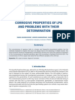 Corrosive Properties of LPG and Problems With Their Determination