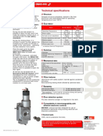 SERVO LATCHES SM45-900 TECHNICAL SPECIFICATIONS