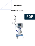 Ventilator: CCV-700B User'S Manual