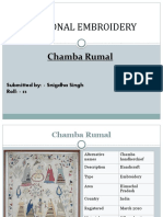 Indian Traditional Embroidery: Chamba Rumal