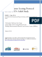 Accelerometer Scoring Protocol For The IPEN-Adult Study: Kelli L. Cain, M.A