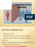 COMMunication BARRIERS