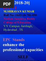 Epc - I: M.Shravan Kumar