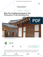 Why the Traditional Hanok is the Forerunner to Eco-Architecture