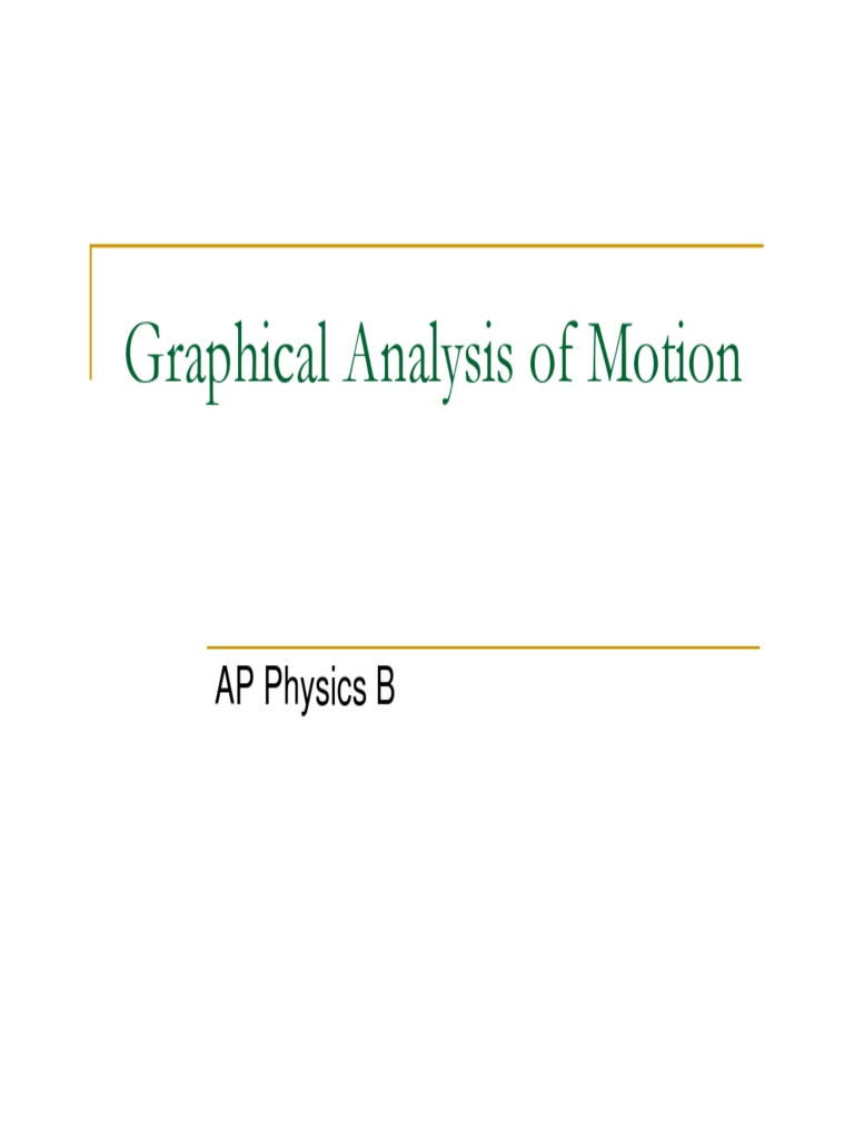 Physics Graph Analysis Guide | PDF | Velocity | Acceleration
