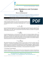 Linear Polarization Resistance and Corrosion Rate