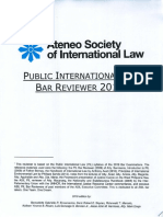 Public International Law Bar Reviewer 2019