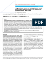 On Similarity of Seismo Magentic Power Density and Capillary Pressure Fractal Dimension for Characterizing Shajara Reservoirs of the Permo-carboniferous Shajara Formation Saudi Arabia