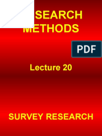 RMM Lecture 20-21 Survey Research