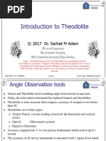 Understanding Collimation Errors in Surveying | PDF | Optics | Metrology