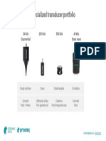 Proceq Specialized Transducer Portfolio