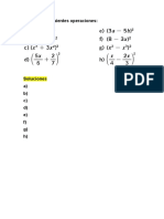 Ejercicios de Polinomios 3