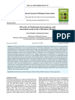 Diversity of Parthenium Hysterophorus and Associated Weeds in The Chitrakoot District