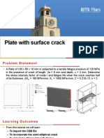 Plate With Surface Crack: BITS Pilani