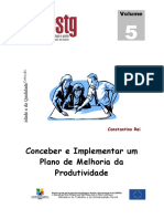 Conceber e implementar planos de melhoria da produtividade