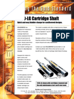 1240-LG Cartridge Shaft: Quick and Easy Bladder Change For Cantilevered Designs