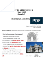 History of Architecture Ii (13AR1303)